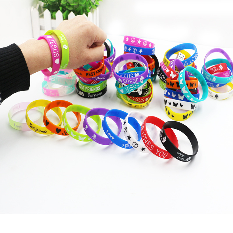 1 pieces Random color matching new creative decoration PVC bracelet